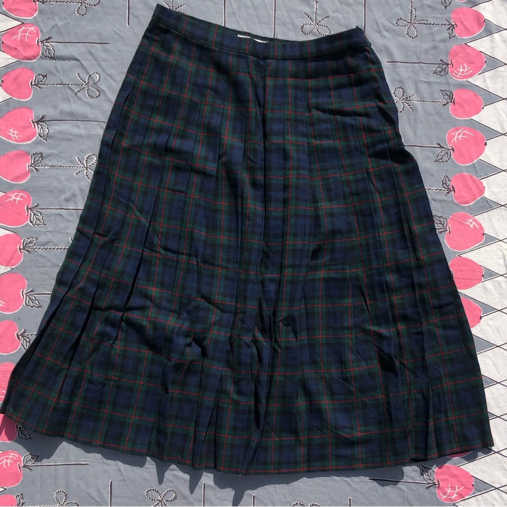 Pendleton Plaid Midi Skirt